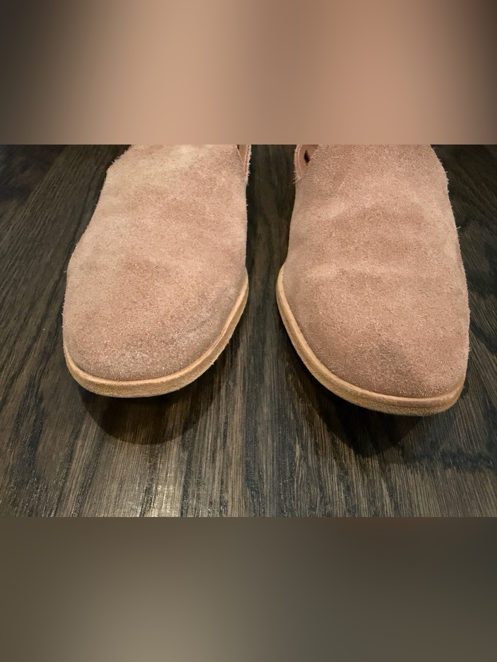 Pedro Garcia Yoshi Slip-On Smoking Suede Slipper in Macaron Castoro Pink Size 37 - Picture 5 of 10